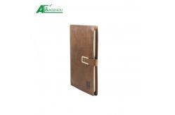 China Embossed Logo Ring Binder Organizer Customized Size Magnetic Flap Opening supplier