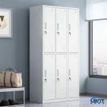 Modern Design Gym Compartment 6 Door Metal Lockers RAL Color for sale