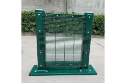 China Clear View Metal Steel Fence Anti Climb 358 High Security Fence Panel supplier