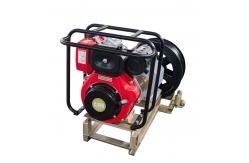 China Single Drum Engine Driven Winch 110v Cable Pulling Winch 10 Ton Cable Puller supplier