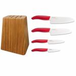 Antibacterial Bamboo Knife Block Kitchen Tool Holder For Holding Knives for sale
