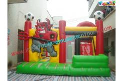 China Custom Football Inflatable Combo In One , Bull Combo Units With Affordable Price supplier