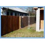 Vinyl Residential Chain Link Security Fence Steel Wire Property Boundary for sale