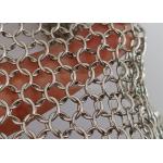 Welded Ss Chainmail Metal Mesh Curtain For Room Divider for sale
