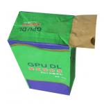 20kg Valve Kraft Paper Bag Packaging Custom Structure Shape Size Water Resistant for sale