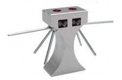 China Half Height Double Sides Controlled Access Turnstiles With Dual Mechanism supplier