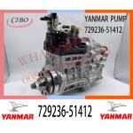 729236-51412 YANMAR Diesel 4TNV88 3TNV88 Engine Fuel Injection Pump 729242-51380