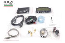 China 9V-16V Race Car Gauges Hard Wire Connection Black DO908 High Performance supplier