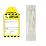 China Valve Isolated Tag Polyester  Weatherproof Tearproof Plastic Tag manufacturer