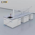Customized White Hospital Lab Furniture For Customizable Locker Configurations