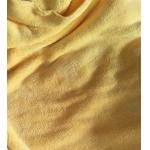 150cm Width 550gsm Microfiber Cleaning Cloth Yellow Coral Fleece 150D / 144F for sale