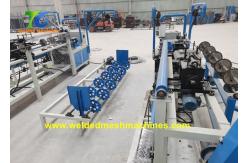 China 100mm Servo Motor Chain Link Machine Double Wires Diamond Wire Mesh supplier