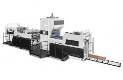 China Intelligence Automatic Water Base Gluing Dry Film Laminating Machine NFM-H1080 supplier
