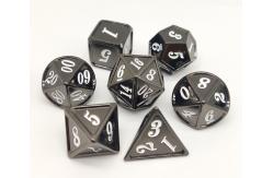 China Odorless Antiwear Metal Dice RPG , Hand Polished Heavy Dice Set supplier