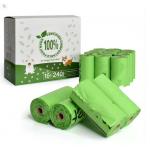 Cornstarch Compostable Biodegradable Dog Waste Bags Custom for sale