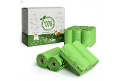 China Cornstarch Compostable Biodegradable Dog Waste Bags Custom supplier
