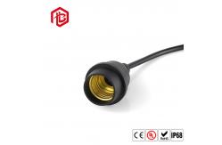 China Screw Light Waterproof IP65 10cm E26 E27 Lamp Holder With Plug supplier