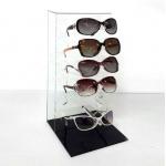 Su6 Pair Acrylic Eyeglass Display Stand , Retail Show Sunglasses Wall Rack for sale