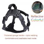 Dog Lead Safe Pet Harness Thickened Sponge Reflective Mesh Padded OEM for sale