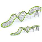 Outdoor Playground Reinforced Polyester Rope Climbing Net For Kids