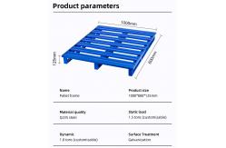 China Warehouse Wire Mesh Steel Pallet Stackable Heavy Duty Foldable Mesh Box Pallet supplier