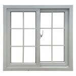 customizable PVC Grill Sliding Window Tempered Glass Sliding Window For House for sale