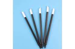 China High Absorbency PU Head Printer Cleaning Swab With Black Handle supplier