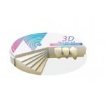 95mm 3D Pro Multilayer White 42% - 49% Translucency Dental Zirconia Disc for sale
