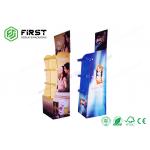 Custom Retail Printed Pop Cardboard Cosmetic Display Carton Floor Display Stand