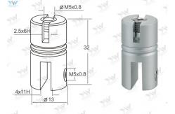 China Gallery Rail Hanging System / Aircraft Cable Hanging Kit Single Sided Clamp supplier