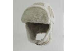 China Sheepskin Winter Real Fur Hats , Breathable Adults Sheep Wool Hat Plain Pattern supplier