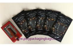 China Custom Printed Moisture Humidity Proof Cigar Tobacco Packaging Bag With Zipper supplier