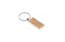 China Customizable Wooden Keychain Engraving Eco-friendly Natural Wood supplier