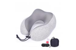 China Polyester / Cotton Custom Memory Foam Lumbar Pillow , Memory Foam Neck Roll supplier