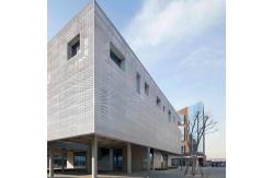 China Aluminum Cladding Expanded Metal Mesh Panels 2.35mm Thick Powder Coated supplier