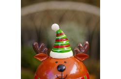 China Elk Metal Christmas Decoration Figurines Rustproof Customized supplier