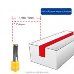 Stable Multiscene Acrylic Edge Grooving Device , 3000W Acrylic Trimming Machine for sale