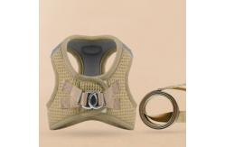 China Reflective Strips Pet Harness Vest Waffle Fabric For Small And Cats supplier