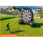 School Or Backyard Inflatable Sports Games / Inflatable Soccer Dart Board for sale