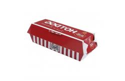 China Customized Eco-Friendly Recyclable Hamburger Hot Dog Takeaway Packaging Box supplier