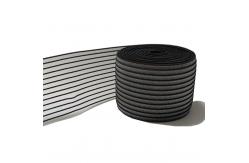 China Garment Metallic Webbing Transparent Fish Filament Elastic Band supplier