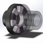 rubber spider flexible coupling for hydraulic water pump for sale