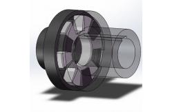 China rubber spider flexible coupling for hydraulic water pump supplier