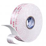 Acrylic Adhesive Double Sided Foam Tape White Liner 2mm Custom for sale
