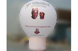 China Inflatable advertising balloon / inflatable white giant ground balloon for grand opening supplier