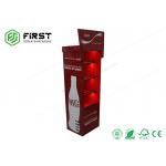 Promotional POP Custom Folding Cardboard Floor Shelf Display For Drinks