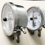 380V Water Differential Electric Contact Pressure Gauge With NO / NC for sale