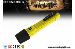 China IP68 explosion prevention flashlight / explosion proof rechargeable torch 1300lum brightness supplier
