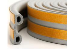 China 9.55mm EPDM Foam Under Self Adhesive Door Seal Anti Collision supplier