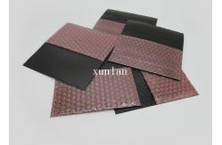 China Matte PE Film Composite Black Padded Envelopes With Air Bubbles Inside supplier